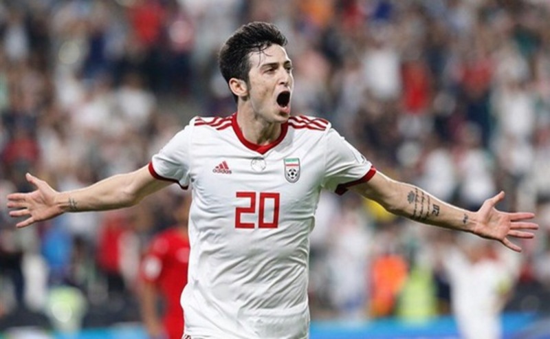 Sardar Azmoun cầu thủ xuất sắc tại giải đấu Asiad Cup