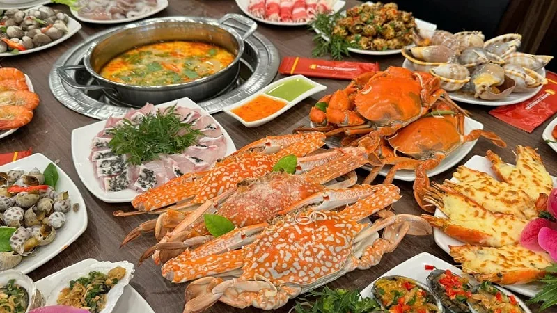 Buffet Poseidon – Thiên đường hải sản kết hợp lẩu nướng